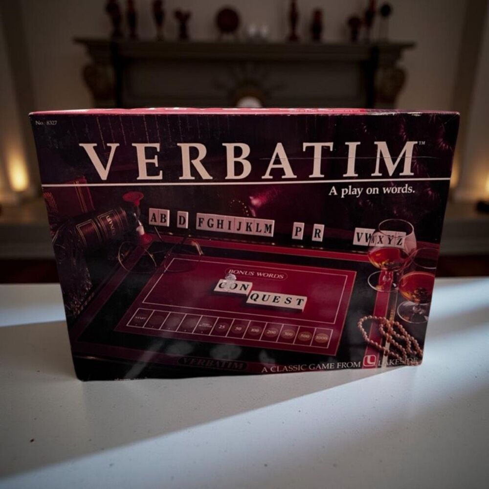 Vintage 1986 Lakeside Games Verbatim A Play on Words Game